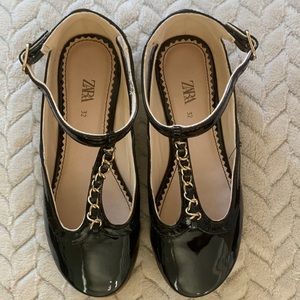 Zara Black little girl shoes